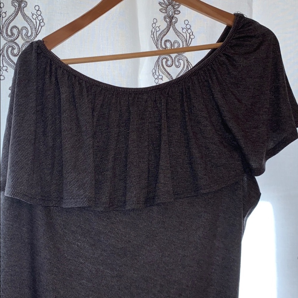 Grey Torrid blouse.